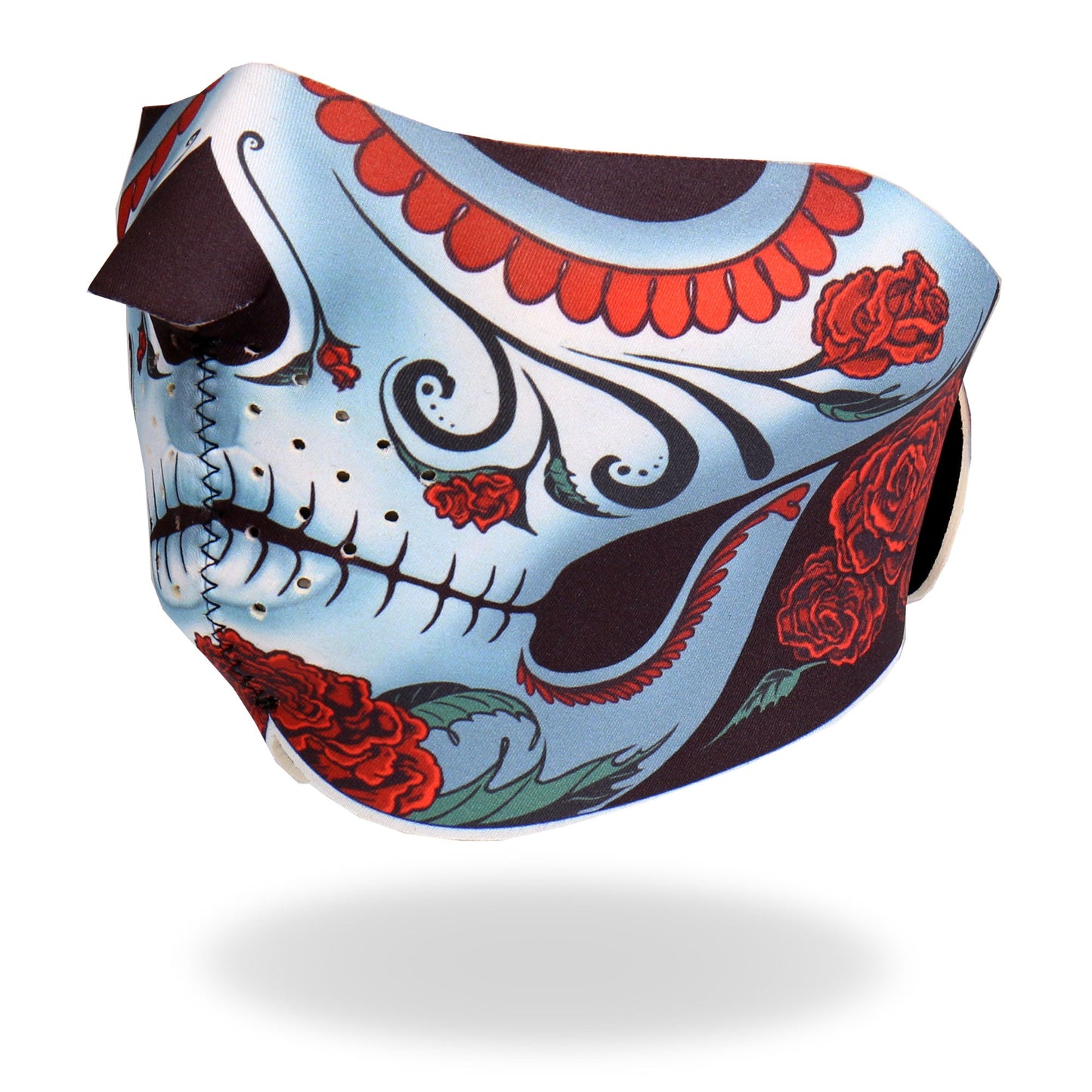 Hot Leathers FMB1005  Calavera Half Face Mask