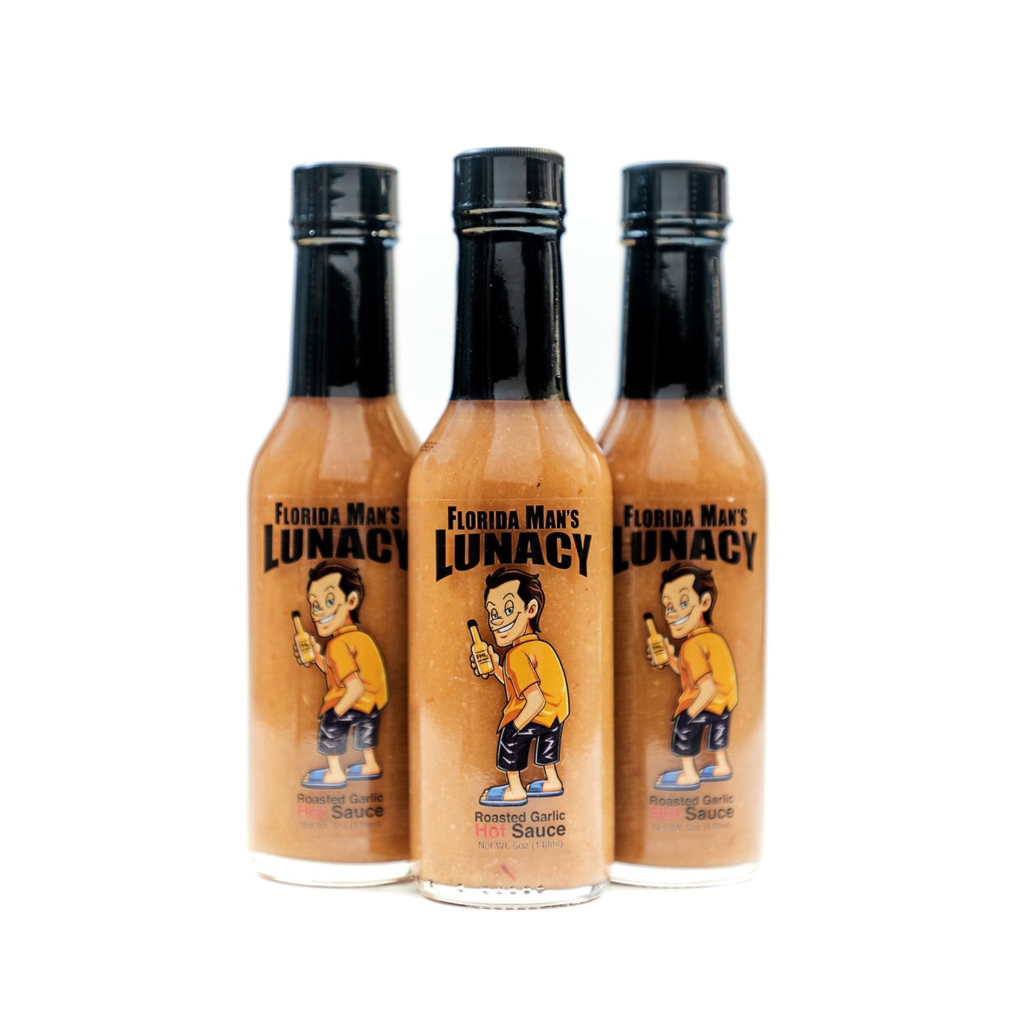 FML Roasted Garlic Hot Sauce 3pk