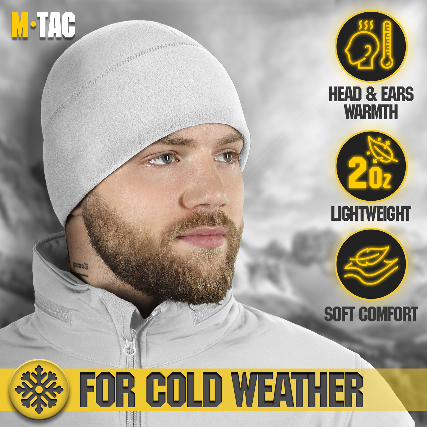 M-Tac Watch Cap Fleece with Slimtex (270g/m2)