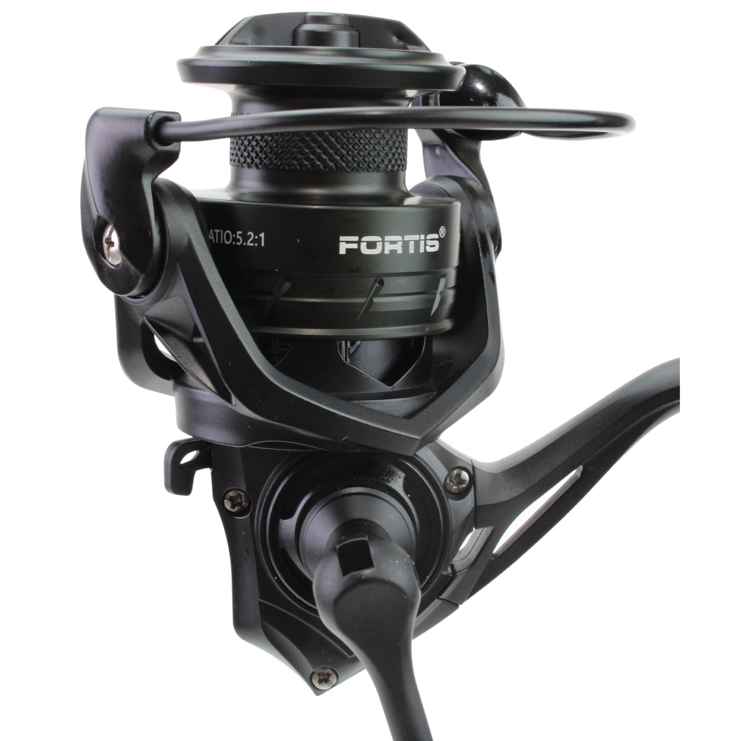 5' Ultra Light Action Spinning Rod and Reel Package, 2 Piece Fiberglass/Graphite Spinning Rod  |2000 Spinning Reel | FORTIS