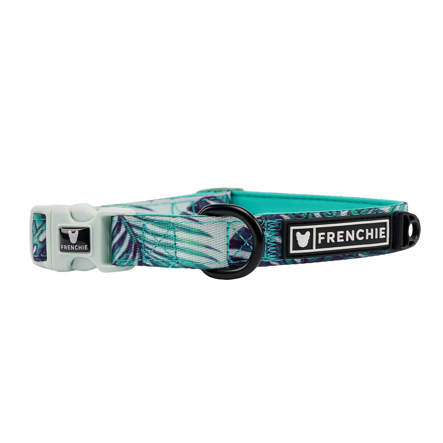 Frenchie Comfort Collar - Beverly Palms- Green