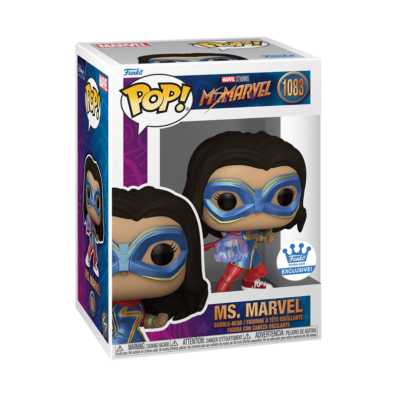 Funko Pop! Marvel Studios: Ms Marvel - Ms. Marvel With Light Arm Exclusive