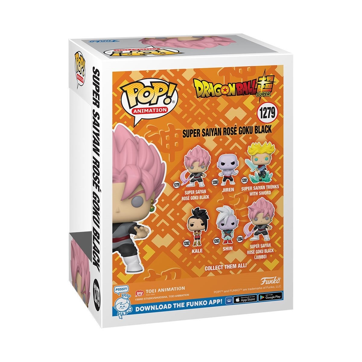 Funko Pop! Animation: Dragon Ball Super - Saiyan Rose Goku Black Glow-in-the-Dark Entertainment Earth Exclusive