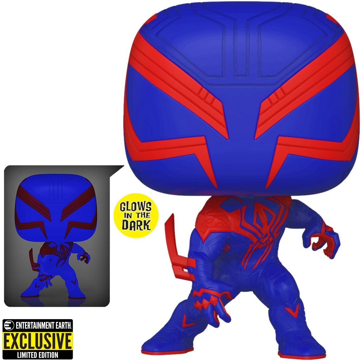 Funko Pop! Marvel Across the Spider-Verse - Spider-Man 2099 Glow-in-the-dark #1267 Entertainment Earth Exclusive