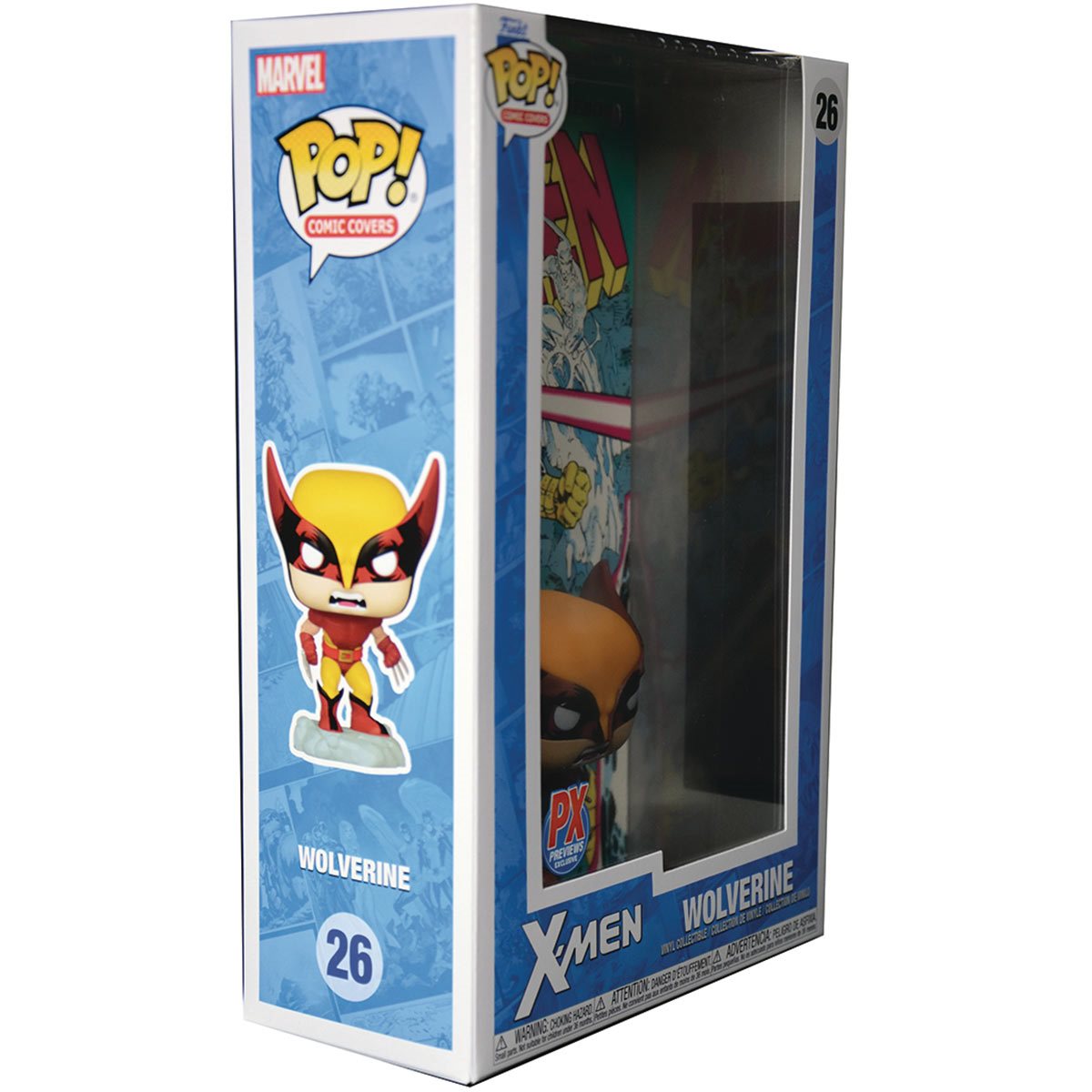 Funko Pop! Comic Cover Marvel: X-Men - Wolverine PX Previews Exclusive