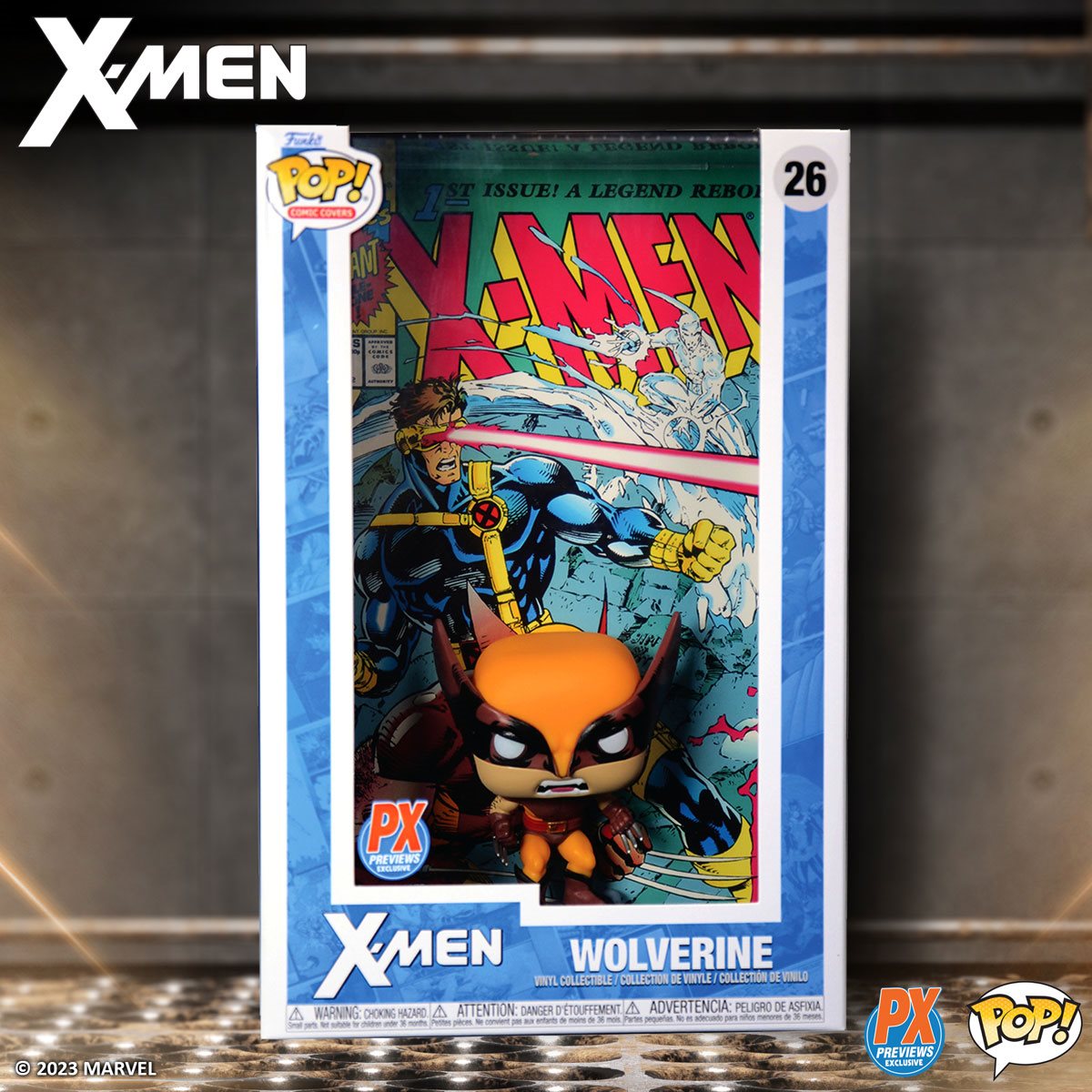 Funko Pop! Comic Cover Marvel: X-Men - Wolverine PX Previews Exclusive