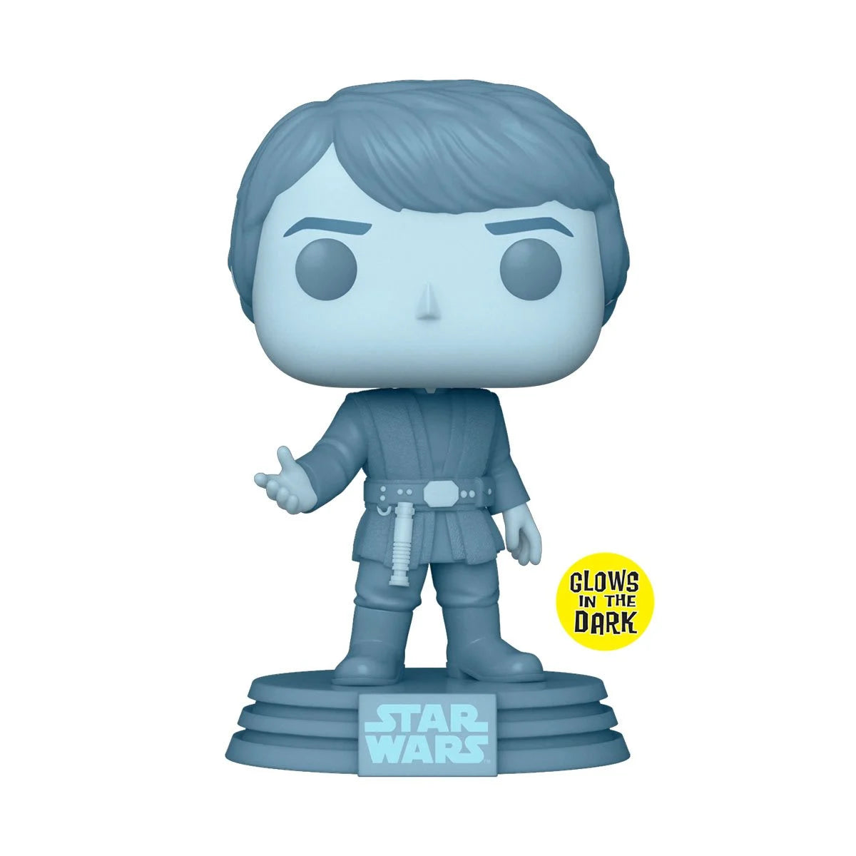 Funko Pop! Star Wars Return of the Jedi 40th - Holographic Luke Skywalker Glow-in-the-Dark Entertainment Earth Exclusive