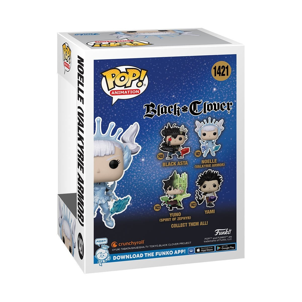 Funko Pop! Animation: Black Clover - Noelle Valkyrie Armor Diamond Glitter Entertainment Earth Exclusive