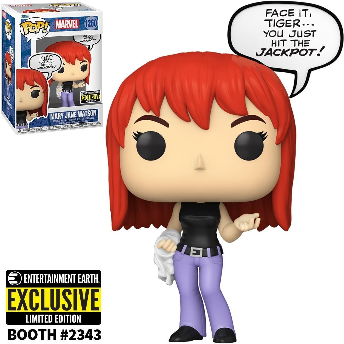 Funko Pop! Marvel: Spider-Man - Mary Jane Watson Entertainment Earth Exclusive