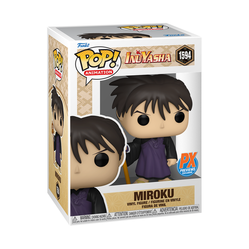 Funko Pop! Animation: InuYasha - Miroku PX Previews Exclusive #1594