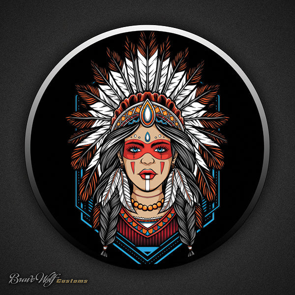 Female Warbonnet 18167678 - 5 Inch Decal