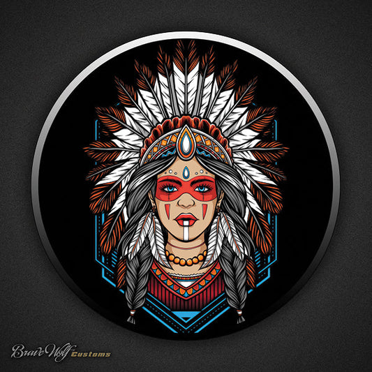 Female Warbonnet 18167678 - 5 Inch Decal