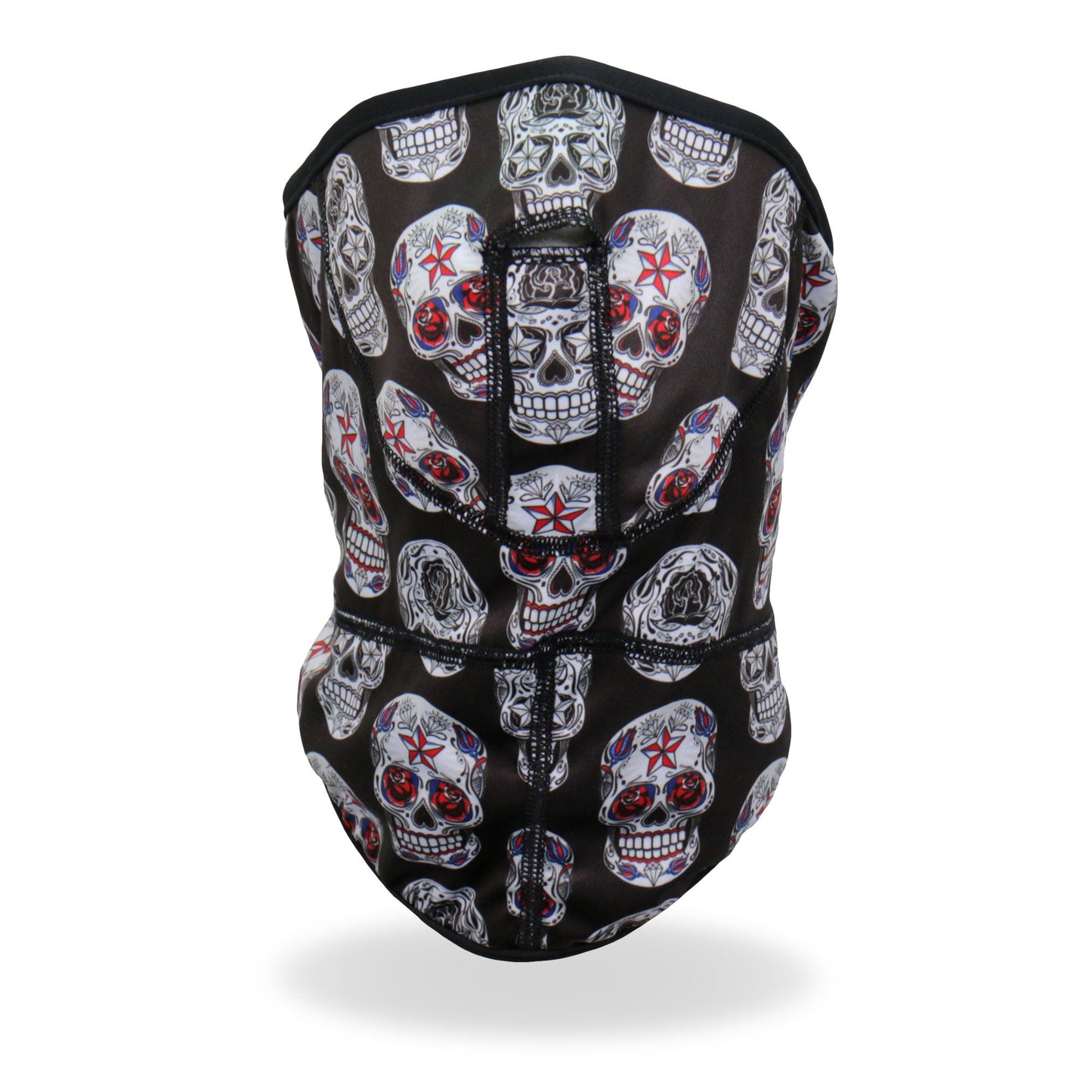 Hot Leathers FWC2007 Sugar Skulls Face Wrap Neck Warmer