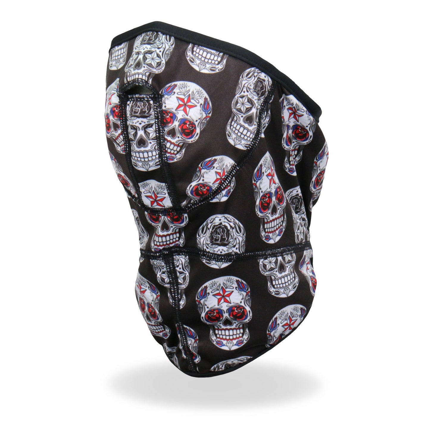 Hot Leathers FWC2007 Sugar Skulls Face Wrap Neck Warmer