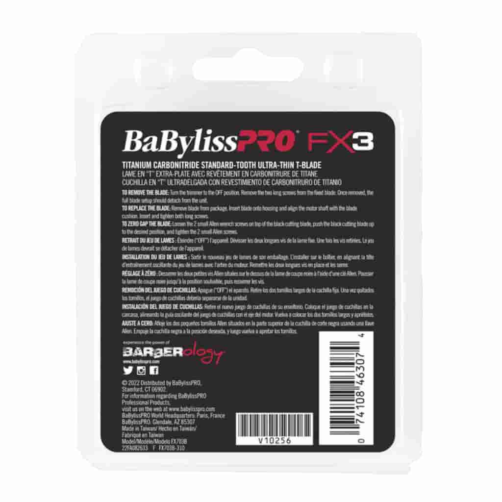 BaBylissPRO® FX3 Titanium Carbon-Nitride Ultra-Thin Replacement Blade