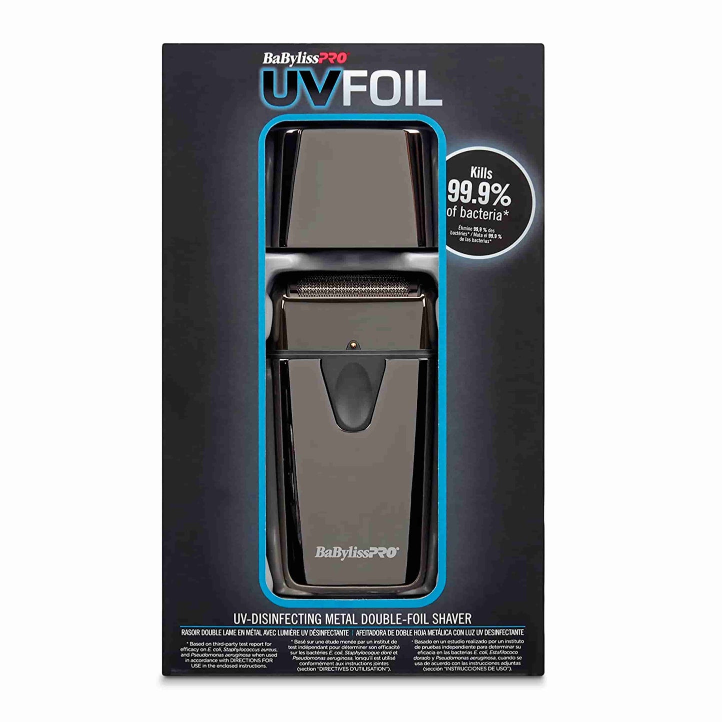 BaBylissPRO® UV Foil Double Foil Shaver | FXLFS2 | Grey