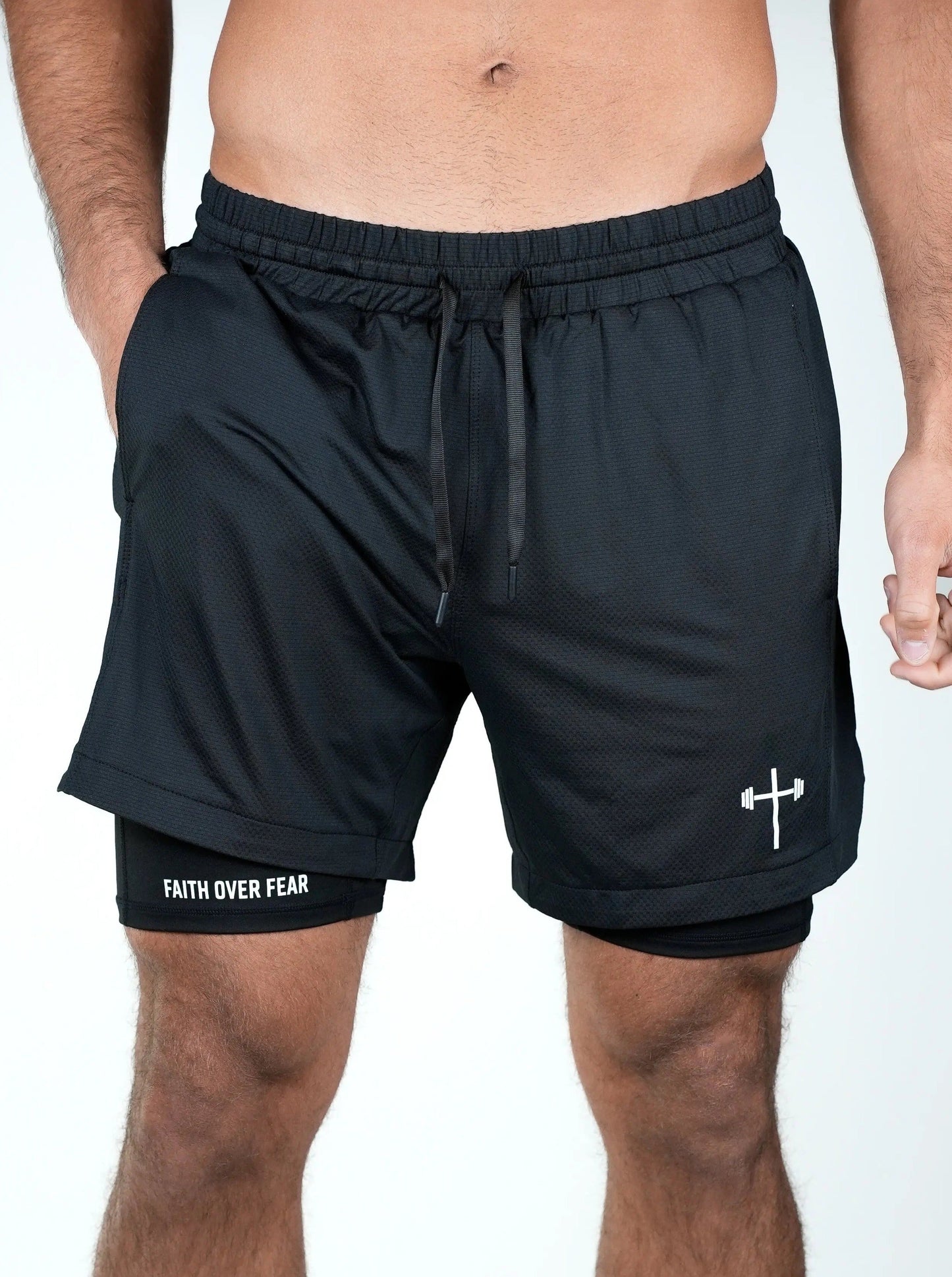 Faith Over Fear Liner Shorts