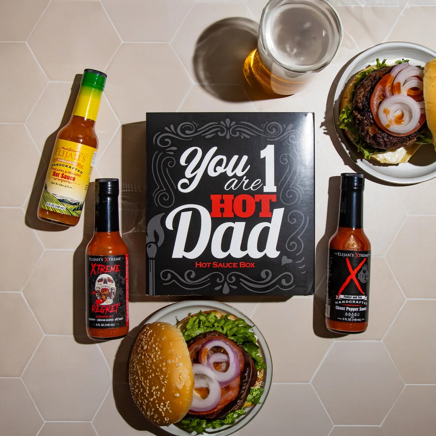 #1 HOT DAD HOT SAUCE GIFT SET (3 Bottles)