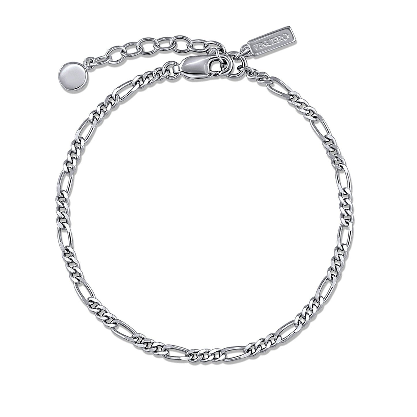 The Thin Figaro Chain - Sterling Silver