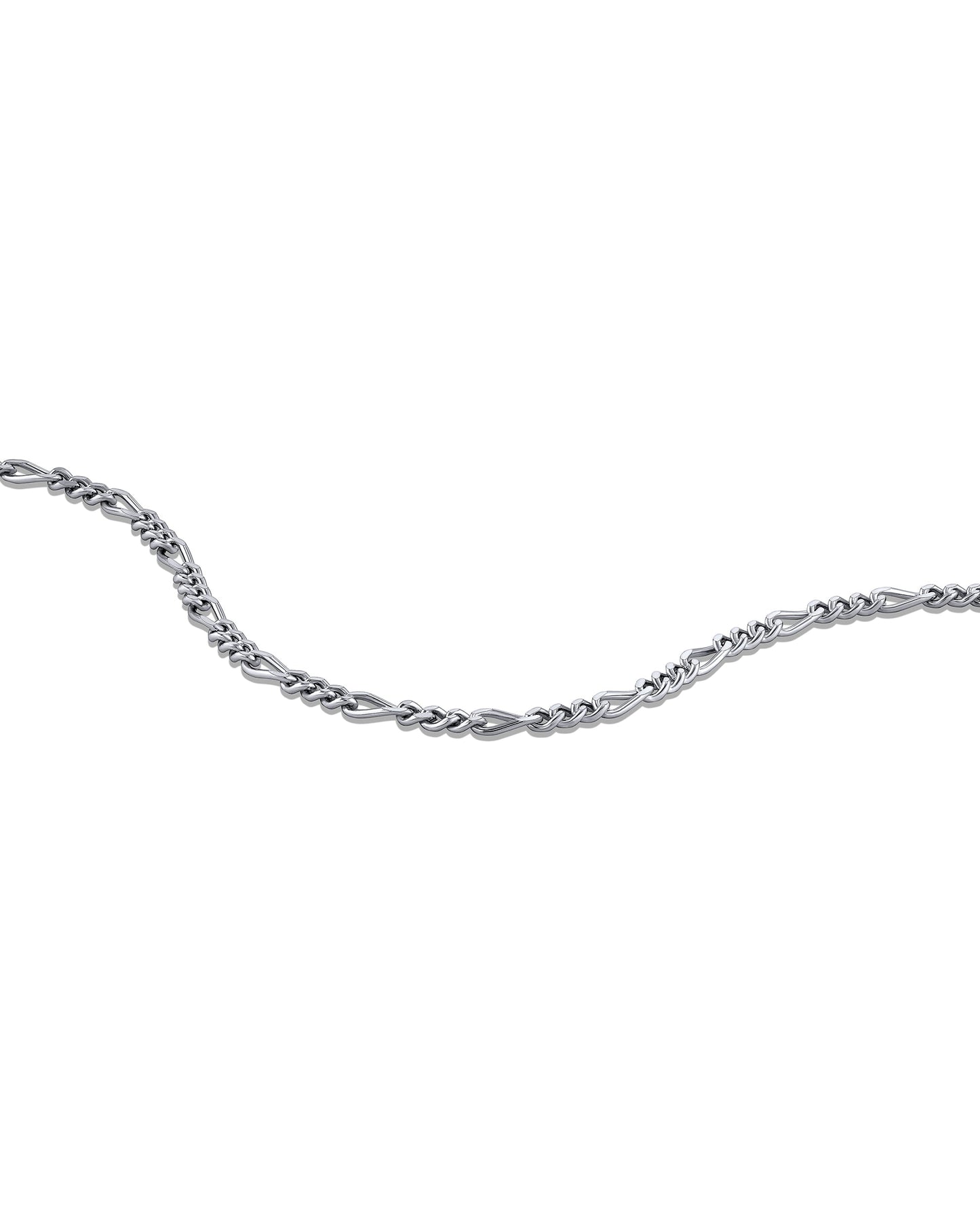 The Thin Figaro Chain - Sterling Silver