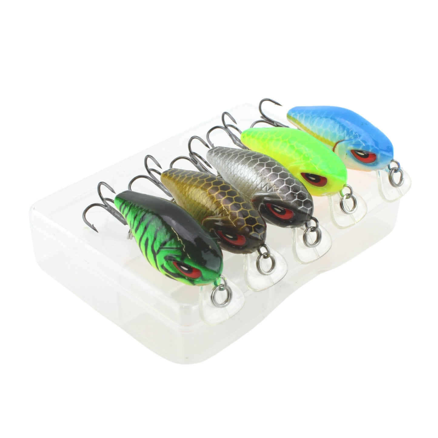 5pc Mini Crankbait Assortment, 1.375" Long | Floating | FORTIS