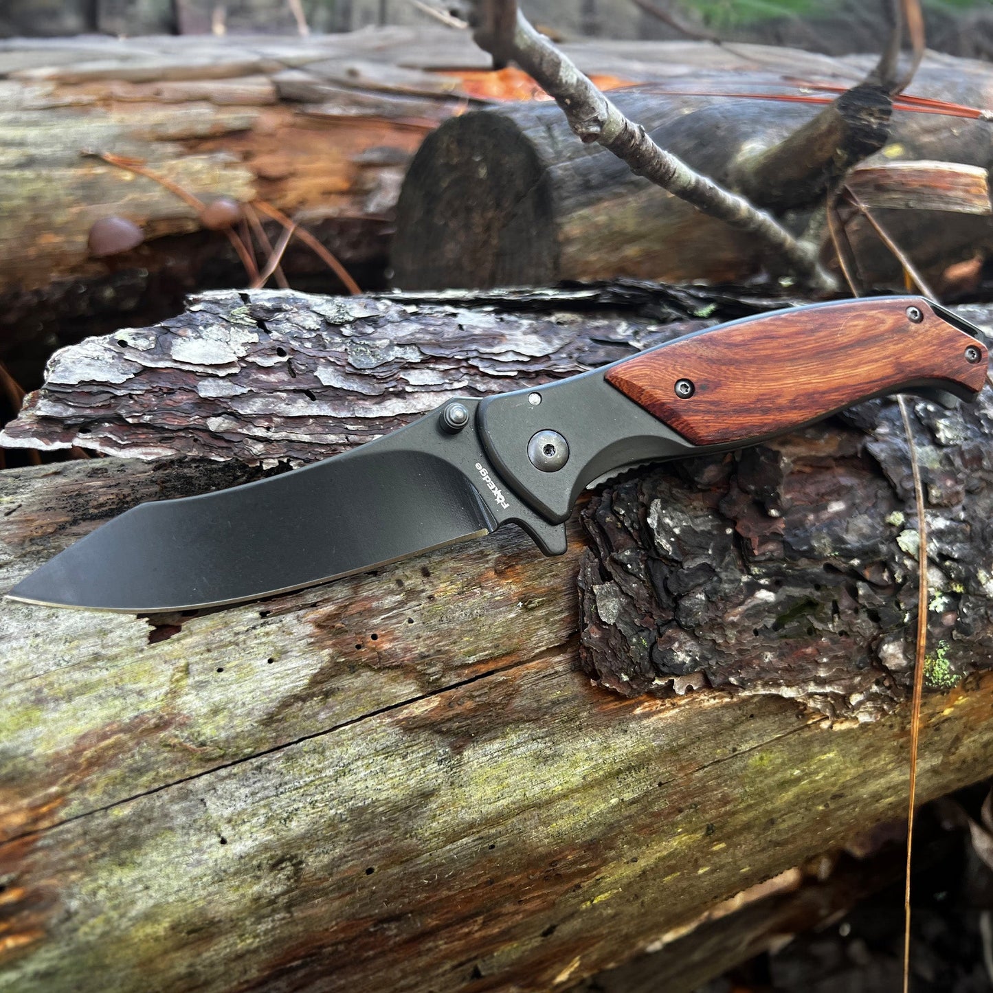 Fox Edge Framelock/Wooden Handle FE-044