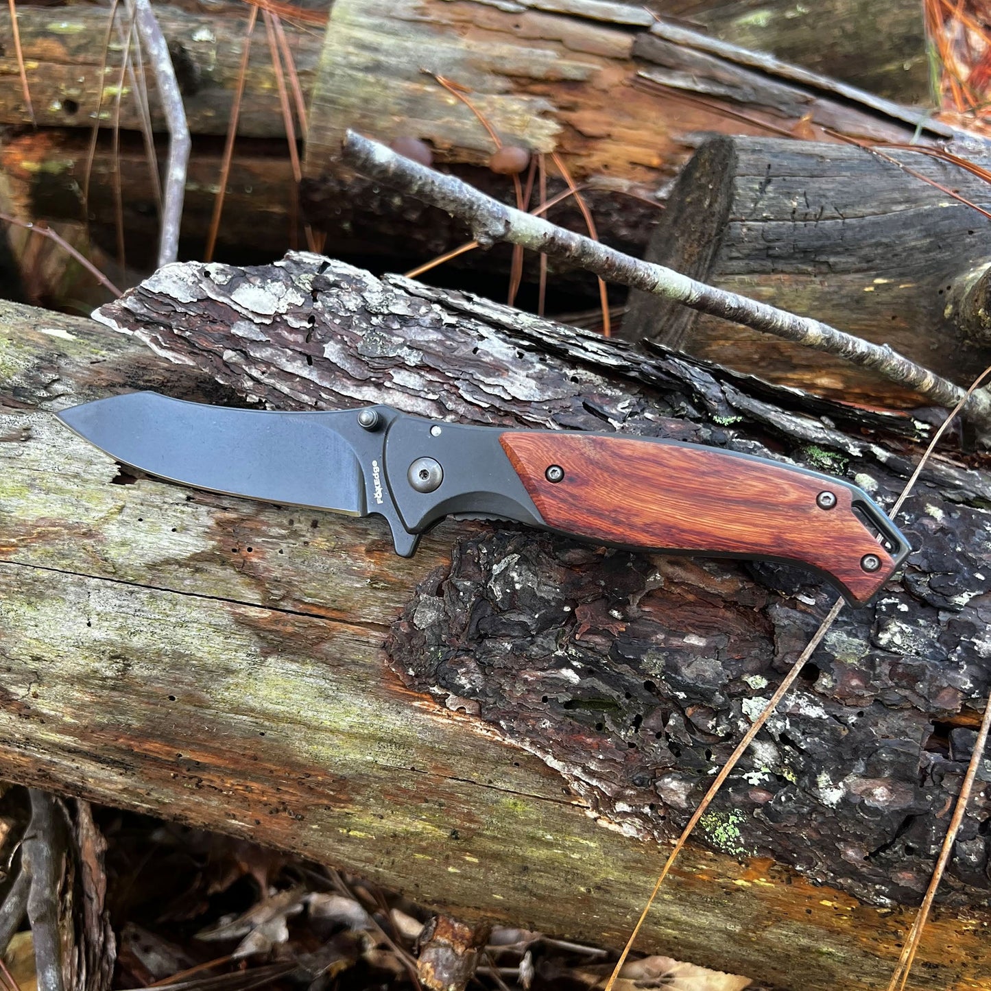 Fox Edge Framelock/Wooden Handle FE-044