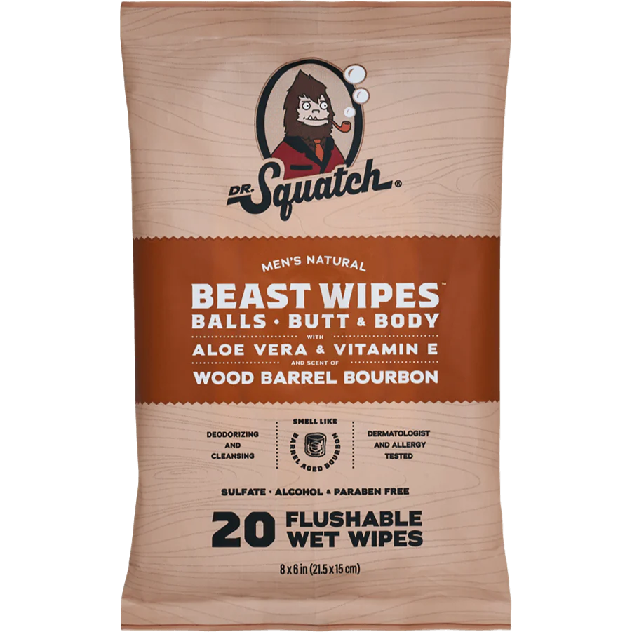 Wood Barrel Bourbon Wipes