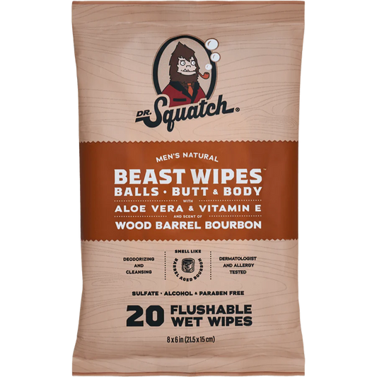 Wood Barrel Bourbon Wipes