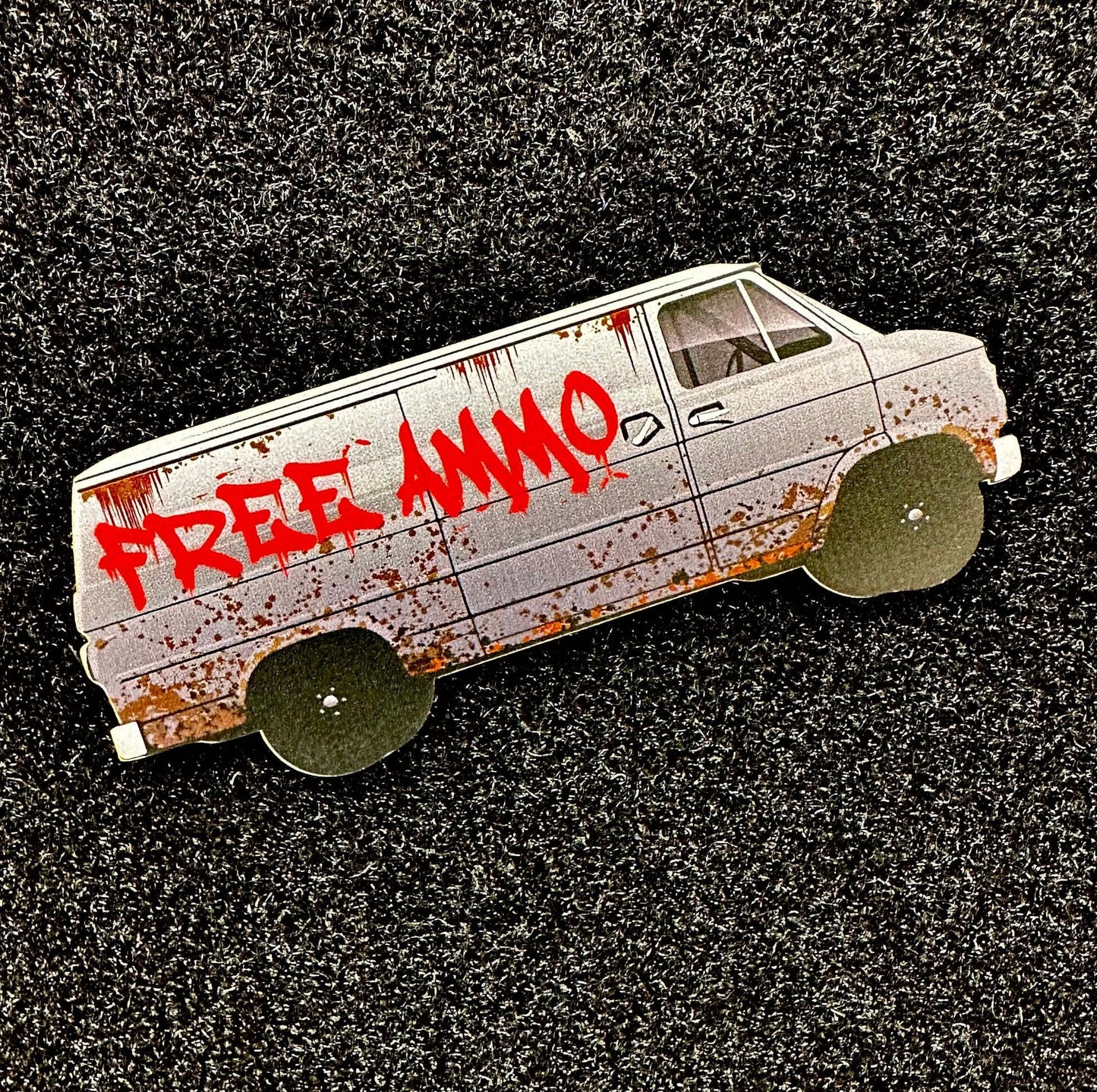 Free Ammo Van - 4" Printed Vinyl Patch