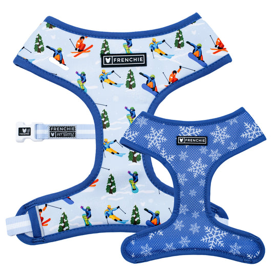 Frenchie Duo Reversible Harness - Ski Club