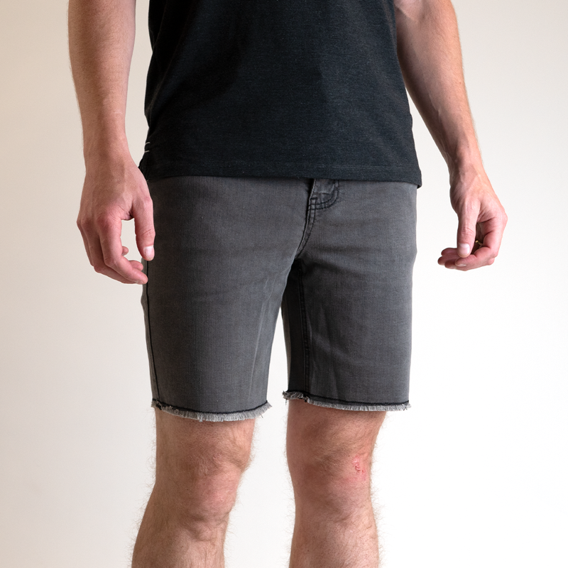 Stretch Jorts - Faded Grey