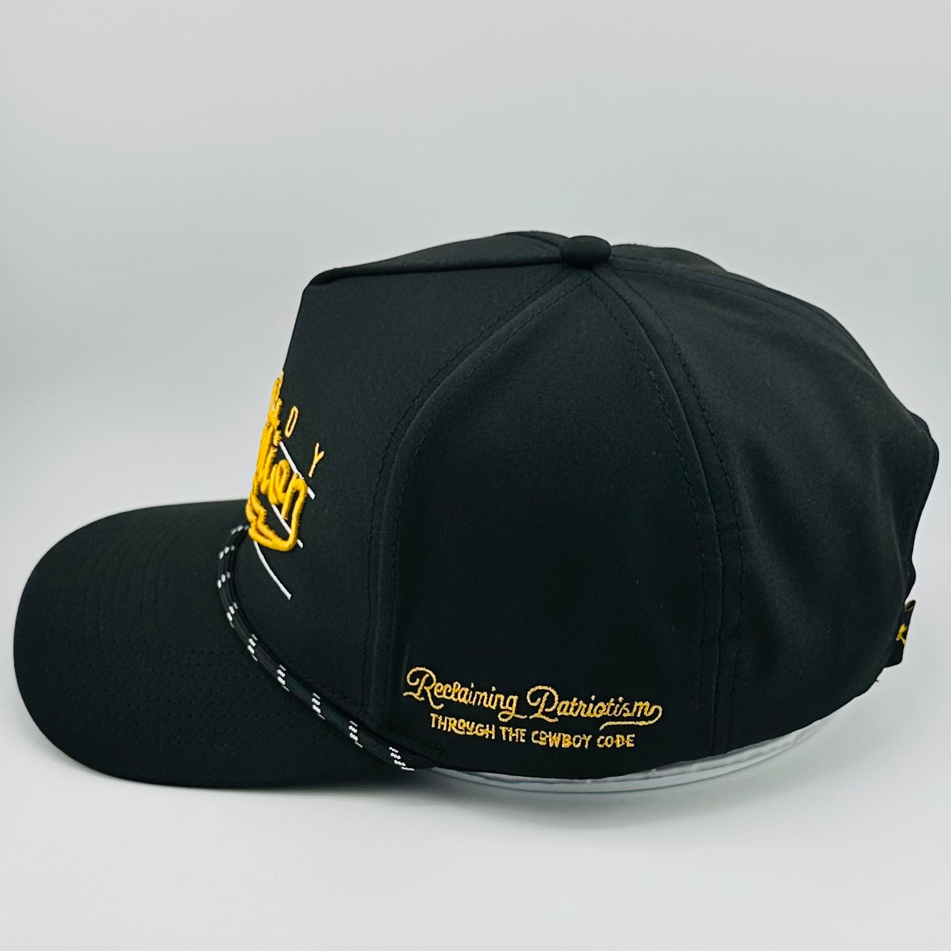 “Lightning" Black & Gold - Cowboy Revolution 5-panel Performance Hat