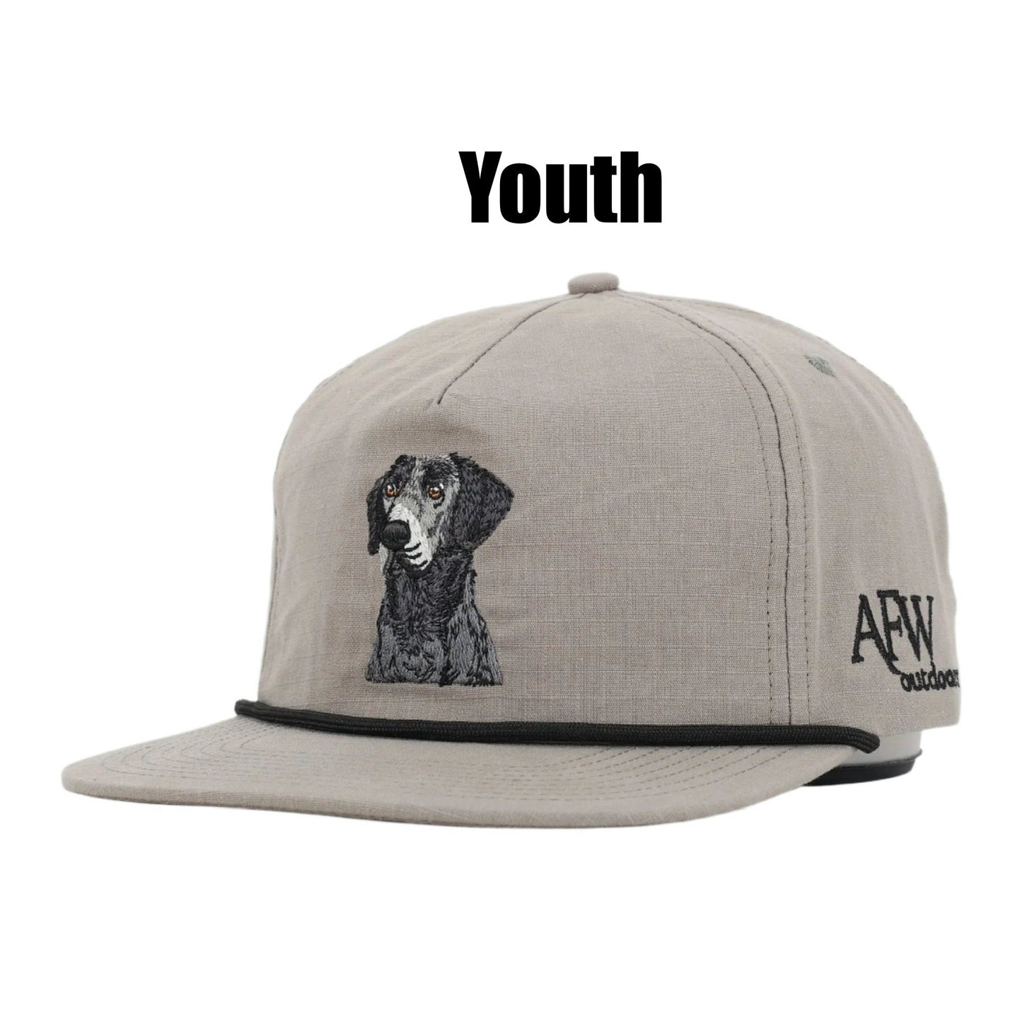 Youth Black Lab RipStop Hat