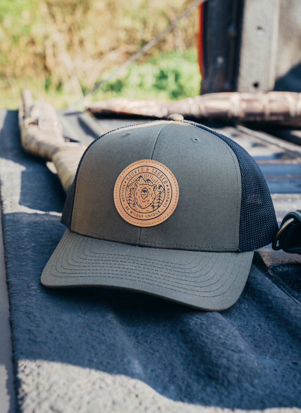 Explore Bear Patch Hat