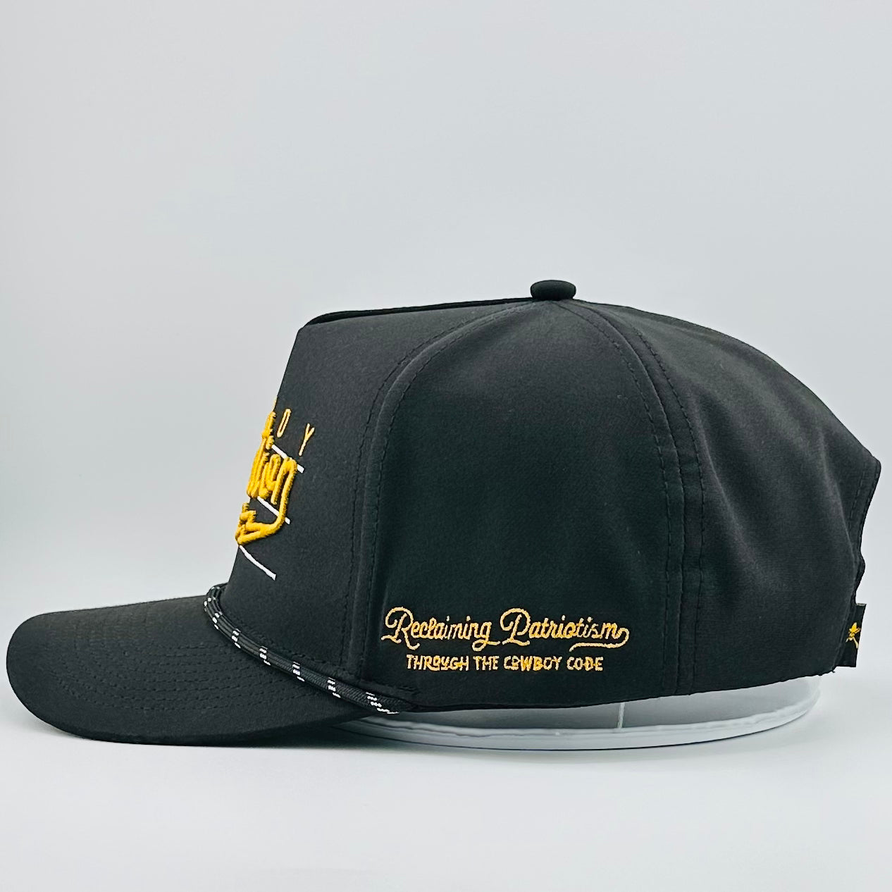 “Lightning" Black & Gold - Cowboy Revolution 5-panel Performance Hat