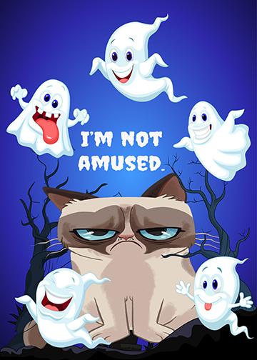 Ghostly Grumpy Cat