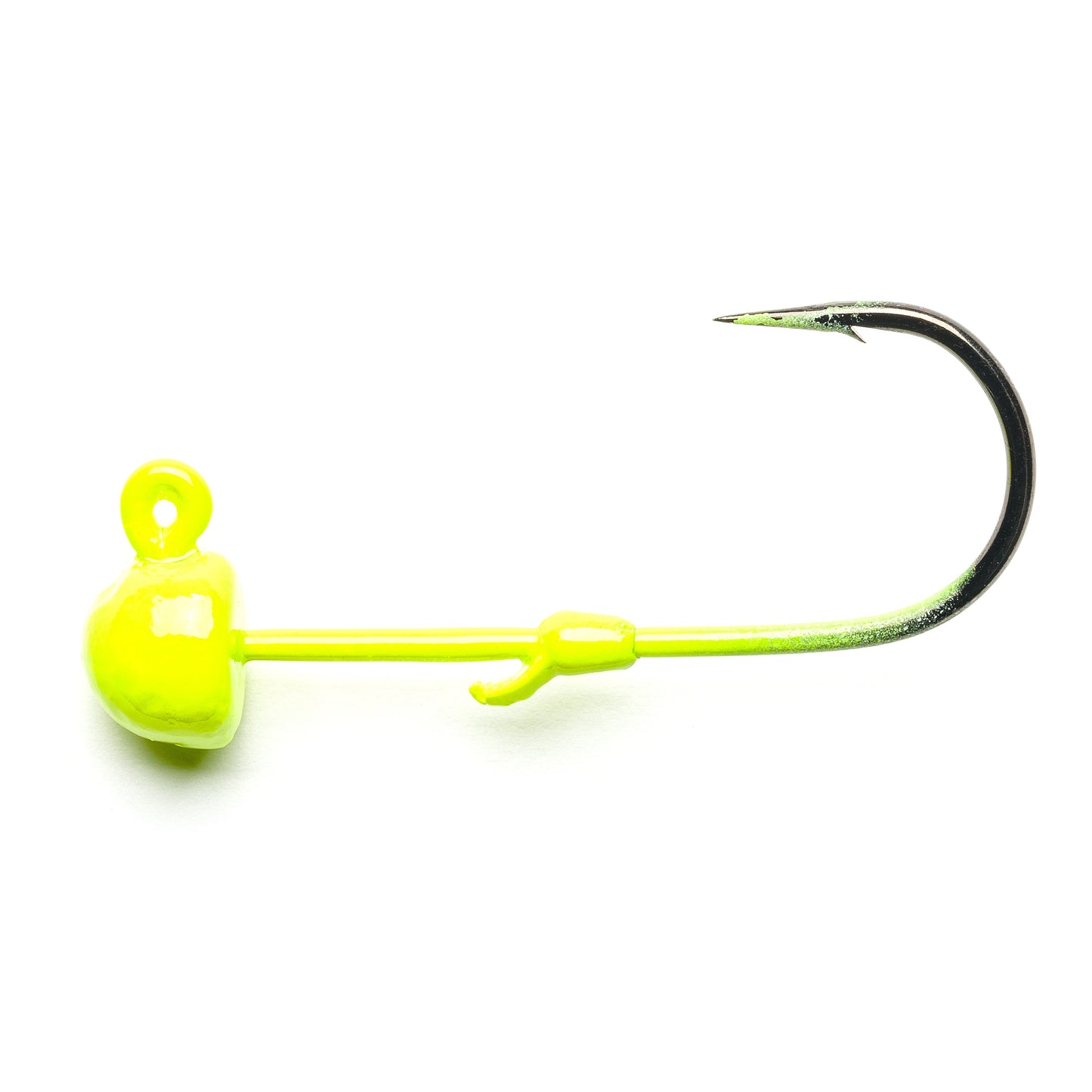 Chartreuse Addicted Worm Jig Head