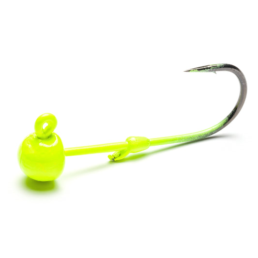 Chartreuse Addicted Worm Jig Head