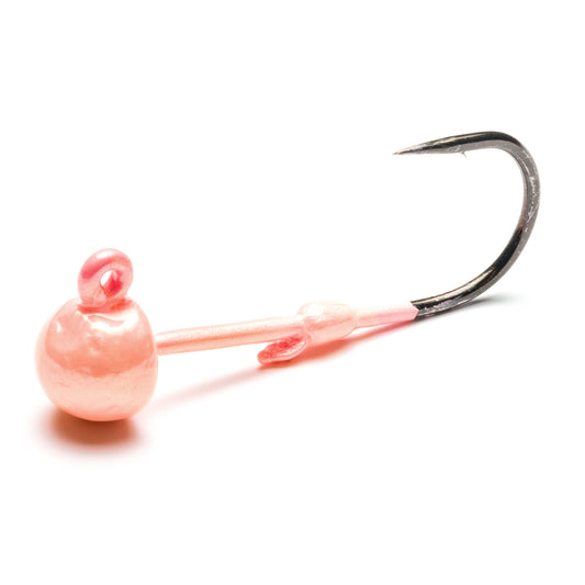 Peach Addicted Worm Jig Head