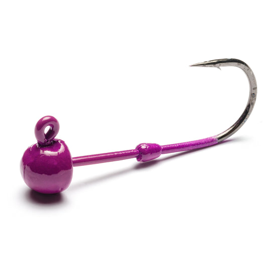 Purple Addicted Worm Jig Head