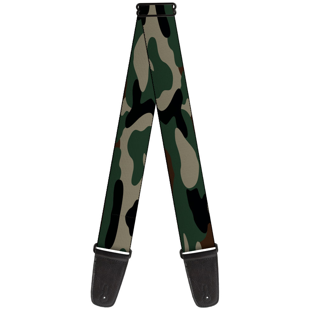 Guitar Strap - Camo Olive3