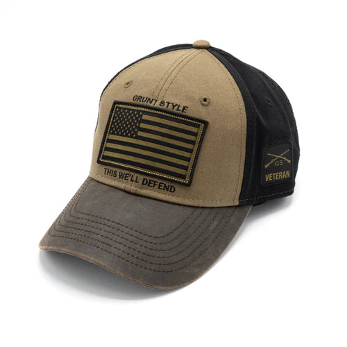 Grunt Style Veteran Flag Hat