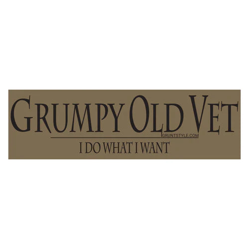 Grumpy Old Vet Sticker