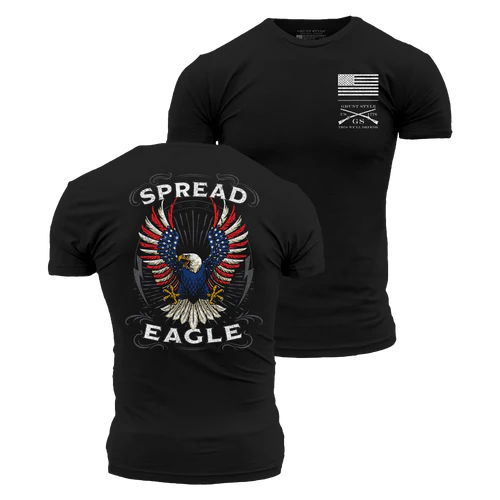 Spread Eagle T-Shirt - Black