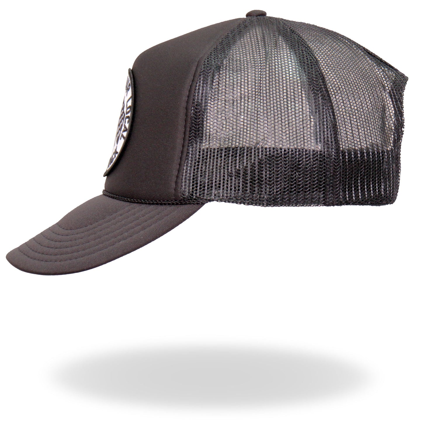 Hot Leathers GSH1027 Support Your Local Race Track Trucker Hat