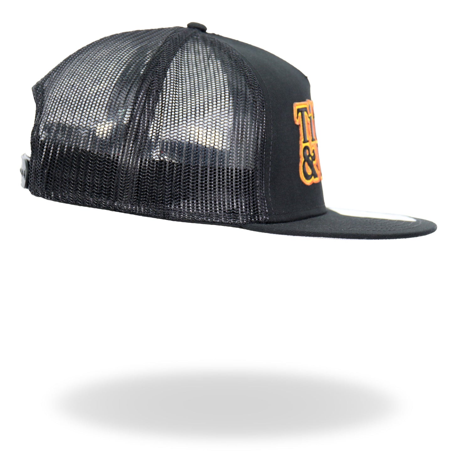 Hot Leathers Black Orange And Yellow Snapback Titties & Beer GSH2042