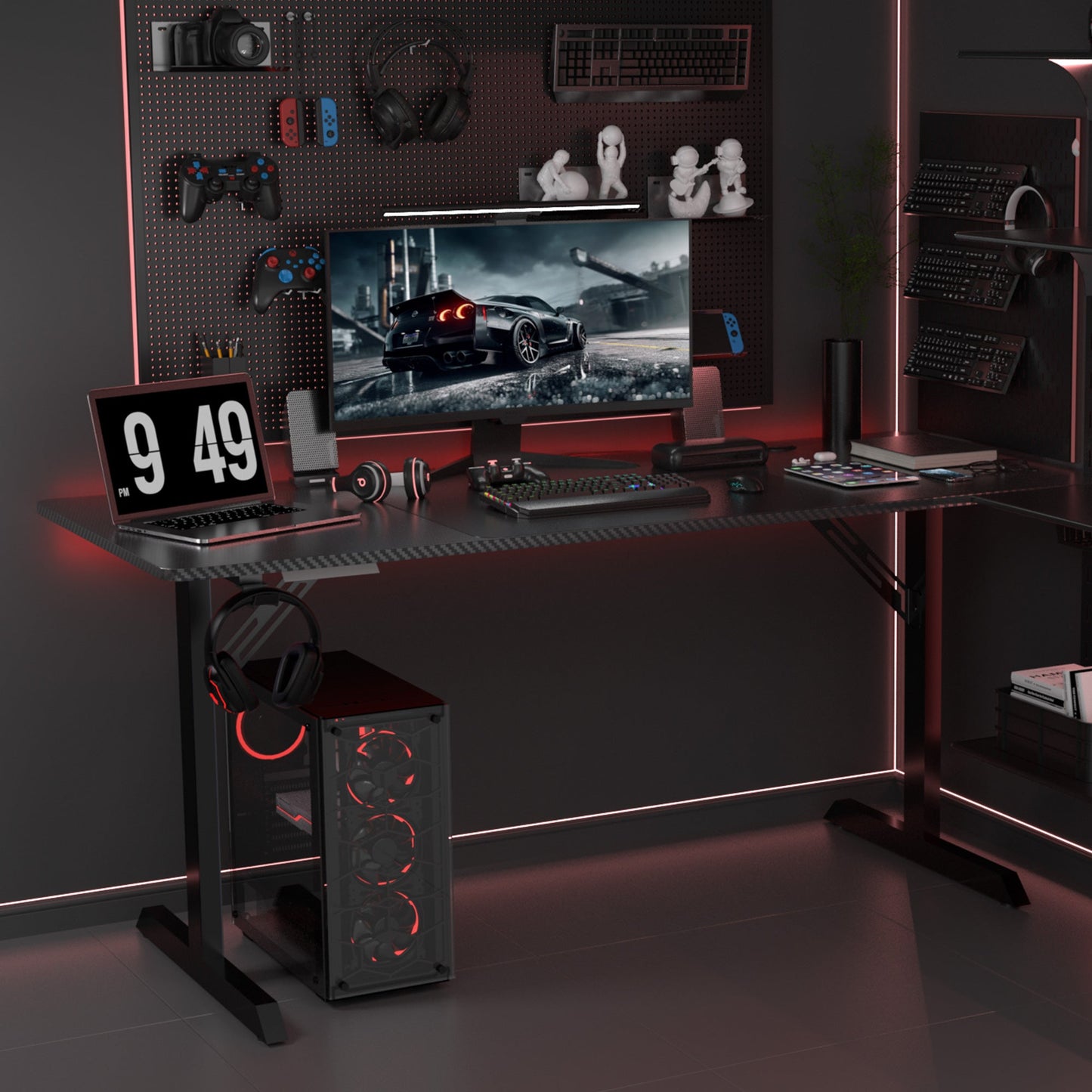 T-Shaped Series RGB Gaming Desk GTP200