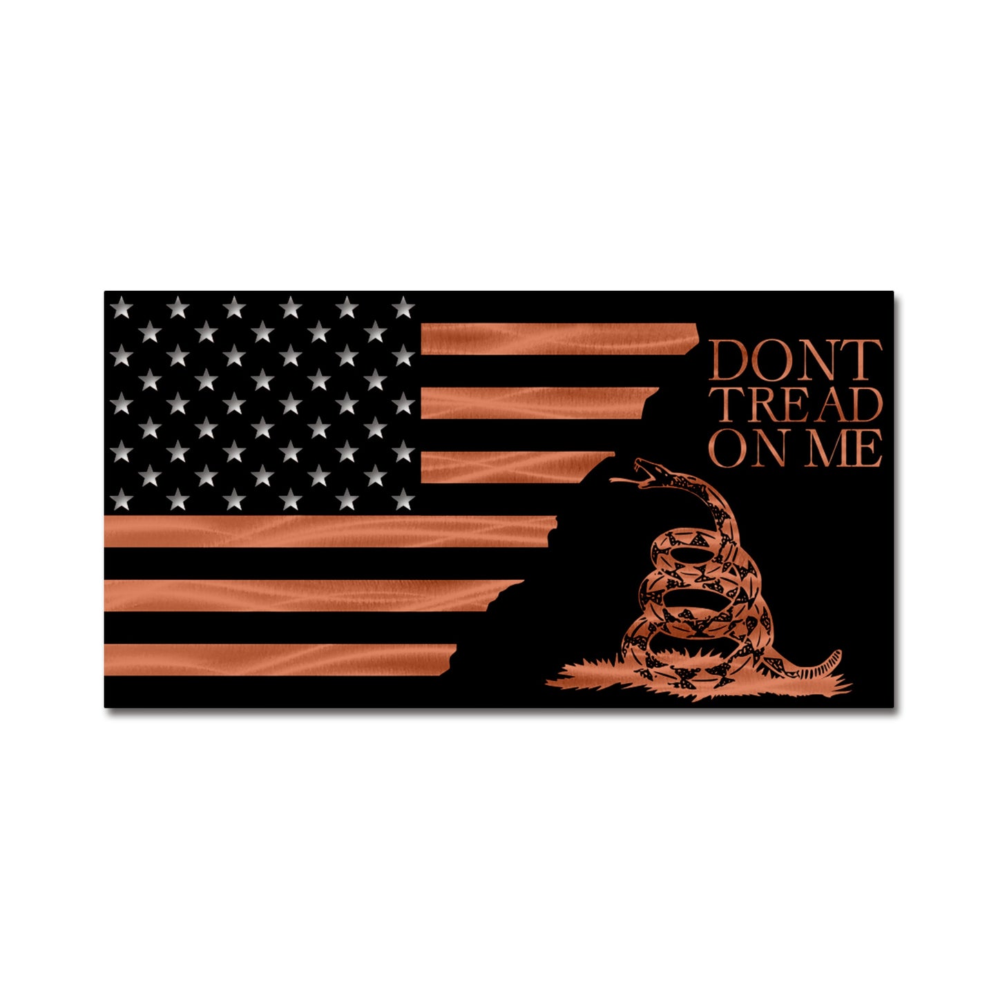 "Don't Tread On Me" Gadsden Split Flag - In Stock