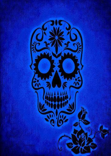 Blue Skull